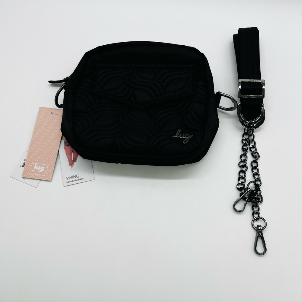 Lug Black Crossbody Convertible Bag